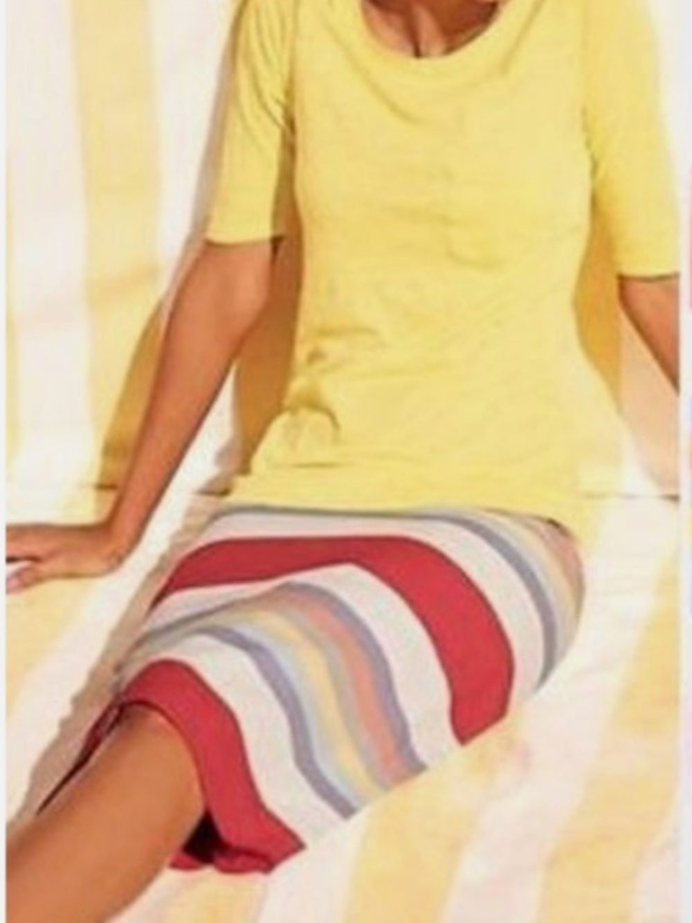 Boden | Modern Striped Pencil Skirt
